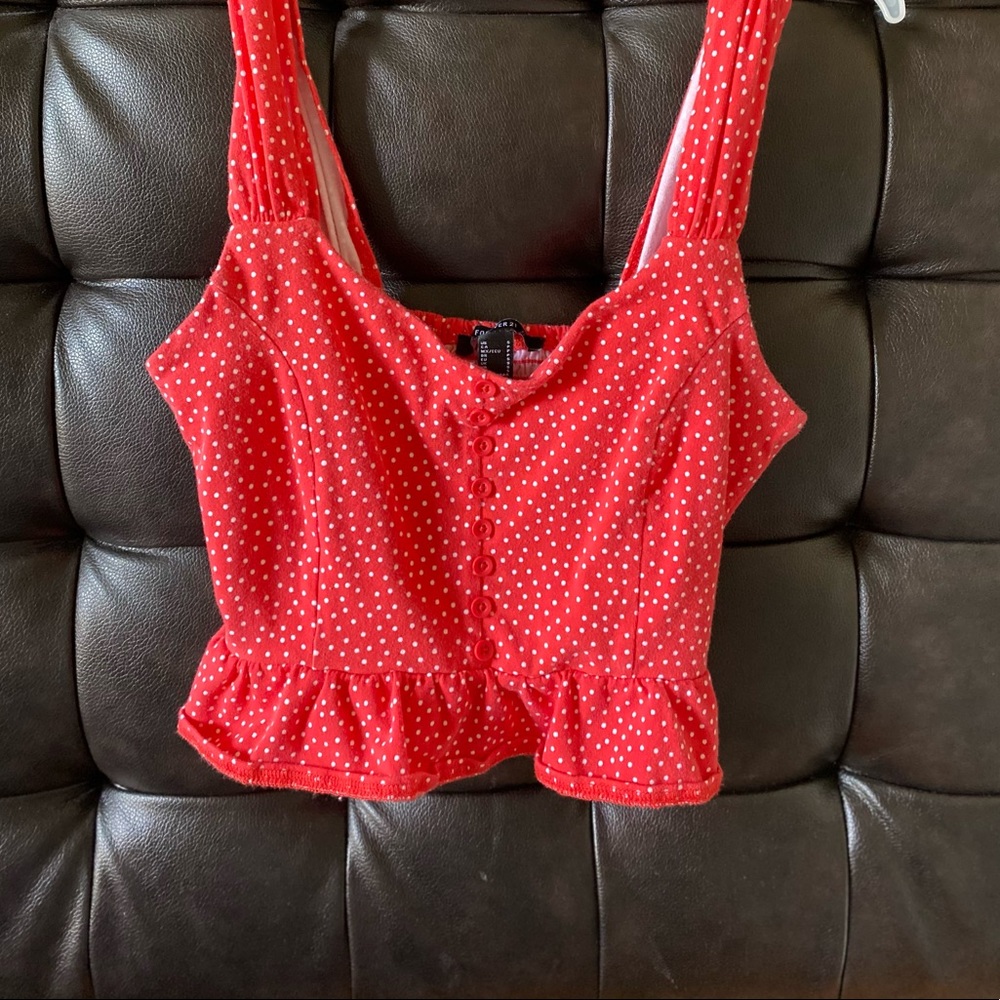 Forever 21 cropped tank top